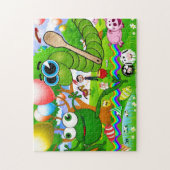 連続したヘビ(Ide Zmija)のパズル ジグソーパズル (縦)