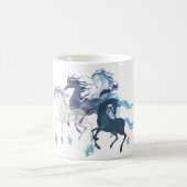 連続したユニコーンのマグ コーヒーマグカップ (中央)
