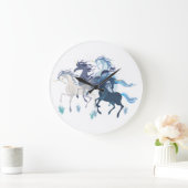 連続したユニコーンの時計 ラージ壁時計 (ホーム)