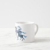 連続したユニコーン、エスプレッソのマグ エスプレッソカップ (正面右)