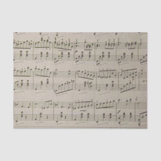 連続したワルツのティッシュペーパー 薄葉紙 (正面)