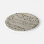 連続したワルツの紙皿 ペーパープレート (アングル)