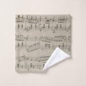 連続したワルツ バスタオルセット (ウォッシュタオル)