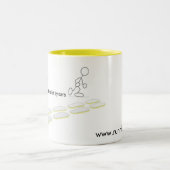 連続した天使のマグ ツートーンマグカップ (中央)