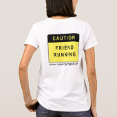 連続した天使のワイシャツ友人 Tシャツ (裏面)