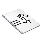 連続した女性 ノートブック (右側)