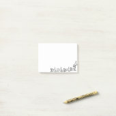 連続した猫のポスト・イット ポストイット (デスク上)