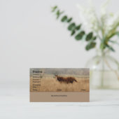 連続した自由な名刺 名刺 (スタンド正面)