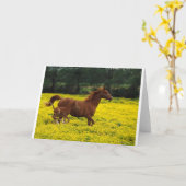 連続した自由 カード (黄色い花)