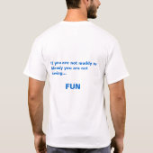 連続した規則 Tシャツ (裏面)