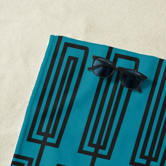 連続した長方形 ビーチタオル (インサイチュ)