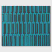 連続した長方形 ラッピングペーパー (フラット)