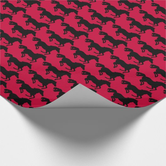 連続した馬のギフト用包装紙 ラッピングペーパー (角)