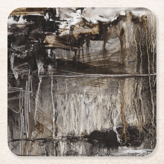 連続体II スクエアペーパーコースター (正面)