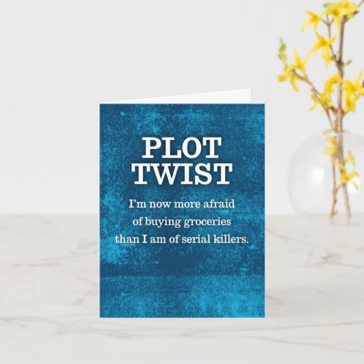 連続殺し屋よ買りも食料品を恐れる カード (黄色い花)