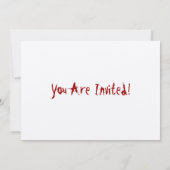 連続殺人犯のハローウィンパーティ 招待状 (裏面)