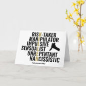 連続殺人犯の特徴 カード (黄色い花)