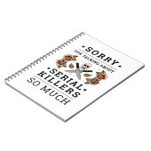 連続殺人犯の話をしてごめんなさい ノートブック (左側)