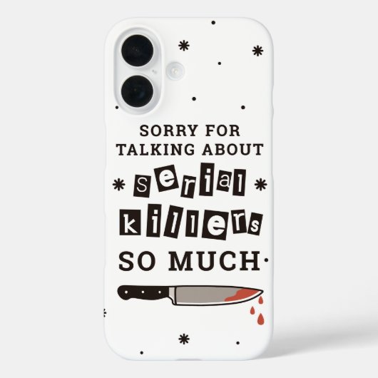 連続殺人犯の話をしてごめんなさい Case-Mate iPhoneケース (裏面)