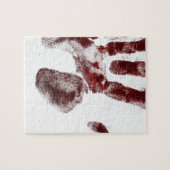 連続殺人血ハンドプリント ジグソーパズル (横)