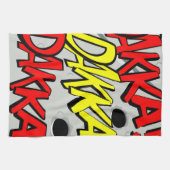 連続漫画のふきん- dakka、dakka、dakka! キッチンタオル (横)