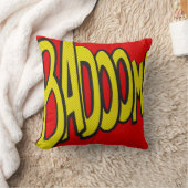 連続漫画のクッション- badoom! クッション (ブランケット)