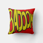 連続漫画のクッション- badoom! クッション (裏面)