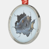 連続生活 メタルオーナメント (左)