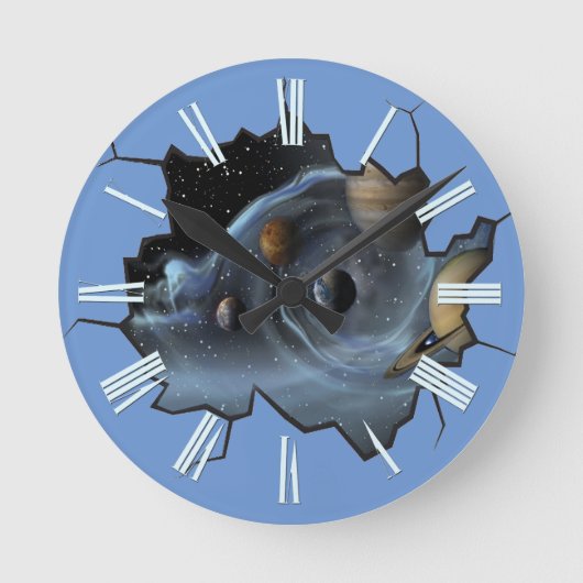 連続生活 ラウンド壁時計 (正面)