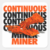 連続鉱夫 スクエアシール (正面)