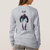 連続 | レディース ロングスリーブ Tシャツ (裏面)