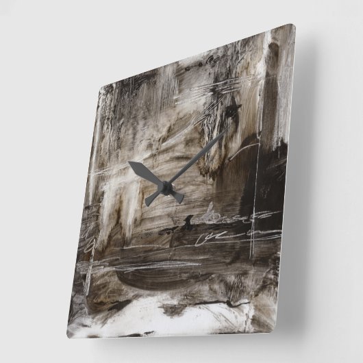 連続I スクエア壁時計 (傾斜)