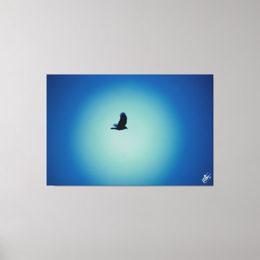 連載中の鳥#8 キャンバスプリント (正面)