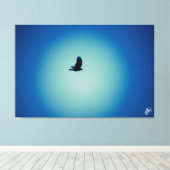 連載中の鳥#8 キャンバスプリント (インサイチュ (ウッドフロア))