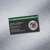 連邦カスタム法執行機関のパトロ縁どーロのロゴ マグネット名刺 (インサイチュ)