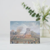 連邦フェスティバル、1790年7月14日 ポストカード (スタンド正面)