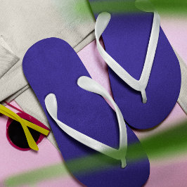 連邦ブルーZSolid無地カラー ビーチサンダル