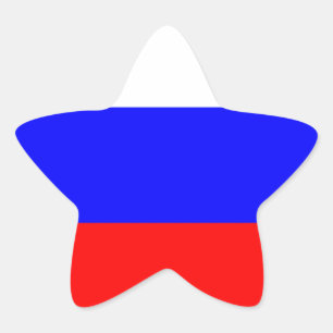 連邦ロシアの国旗 – Флаг России 星シール