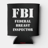 連邦乳房検査官 缶クーラー (正面)