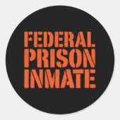 連邦刑務所収容所収容所収容所収容者等数ハおもしろいハ ラウンドシール (正面)