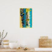 連邦建物と国家湖 ポスター (キッチン)