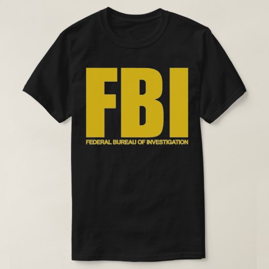 連邦捜査局の汗クラシック汗 Tシャツ (デザイン正面)