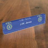 連邦捜査局 デスクネームプレート (側面)