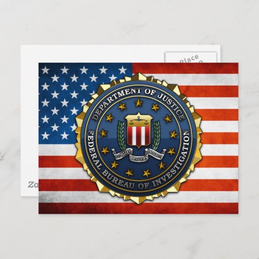 連邦捜査局 ポストカード (正面/裏面)