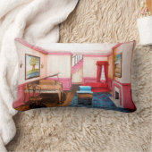 連邦描写スタイルのPi付き部屋の視点 ランバークッション (ブランケット)