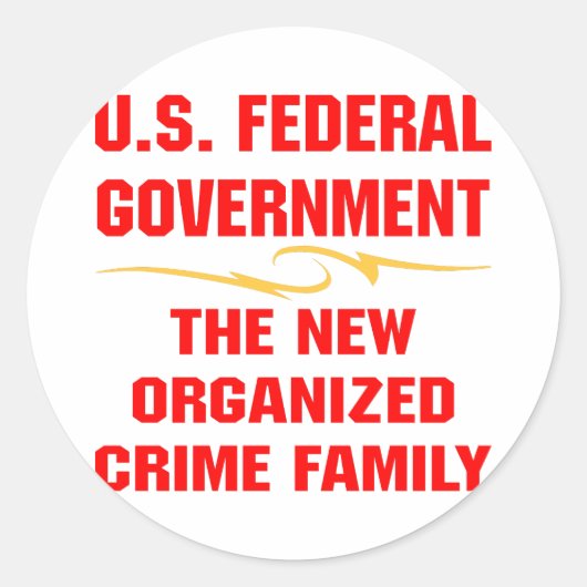 連邦政府の新しい組織犯罪一家 ラウンドシール (正面)