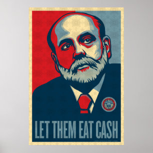 連邦準備制度の椅子のベンBernankeのプリント ポスター