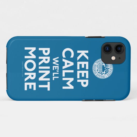 連邦準備制度は穏やかなパロディの場合を保ちます Case-Mate iPhoneケース (裏面(横))