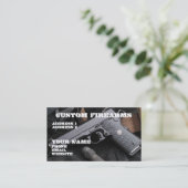 連邦火器免許(Federal Firearms License、FFL) ディーラー名刺 8 名刺 (スタンド正面)
