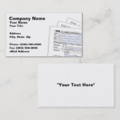 連邦租税の型枠 名刺 (正面/裏面)